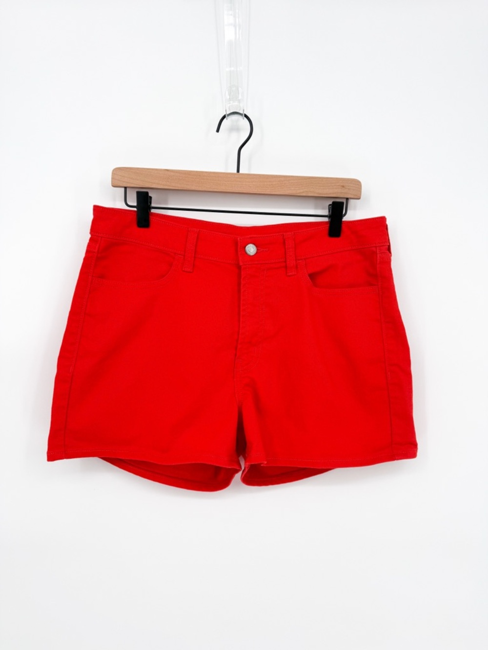 ☀️ 3/$25 Old Navy Wow High Rise OG Denim Shorts in Warm Sunset Size 12
